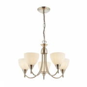 Alton 5 Pendant Light Satin Chrome - Cusack Lighting