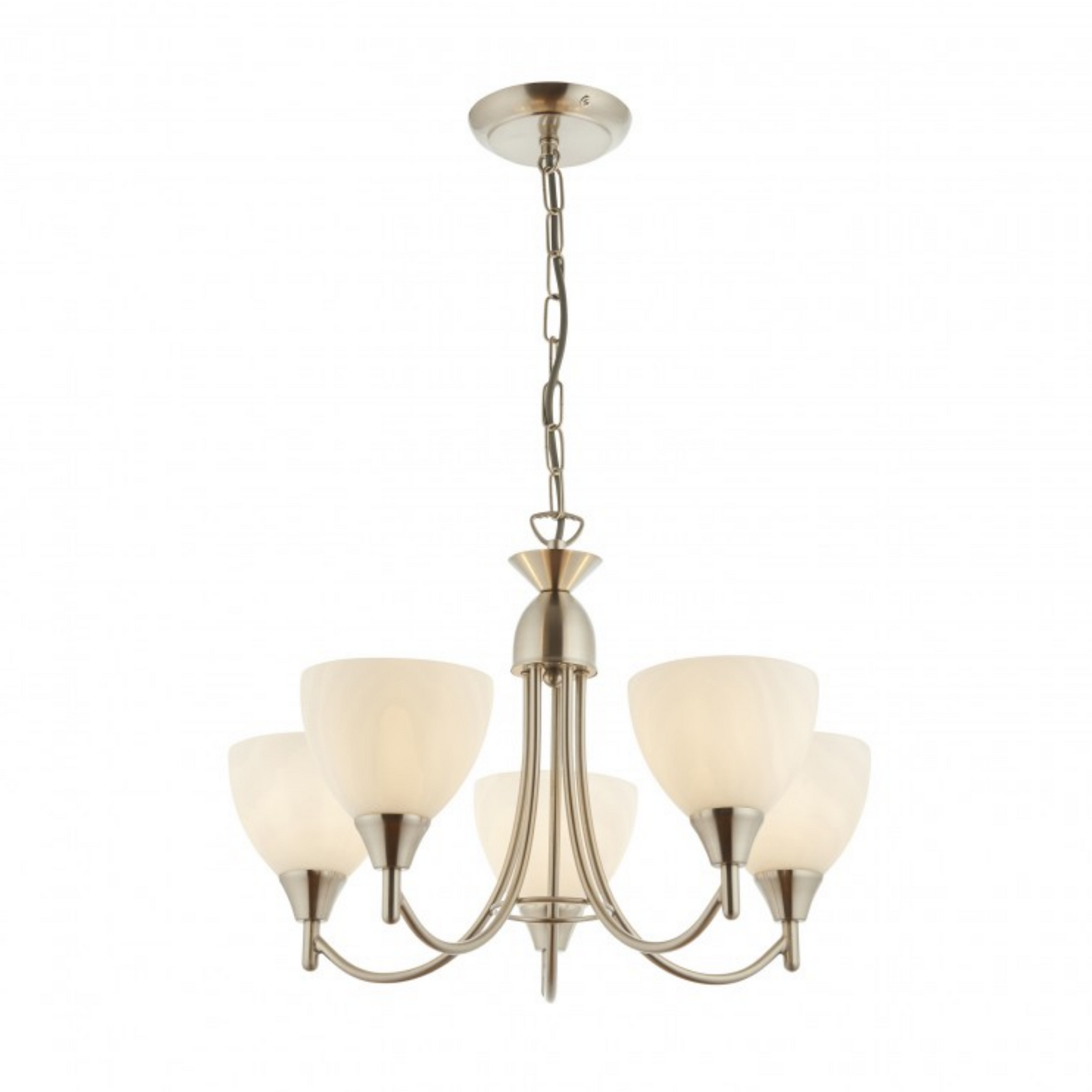 Alton 5 Pendant Light Satin Chrome - Cusack Lighting