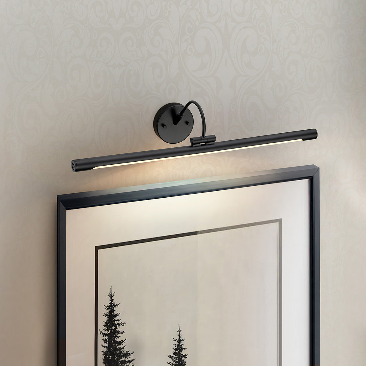 Alton 1 Light Small/Large LED Picture Light - In Various Finishes Integrated LED