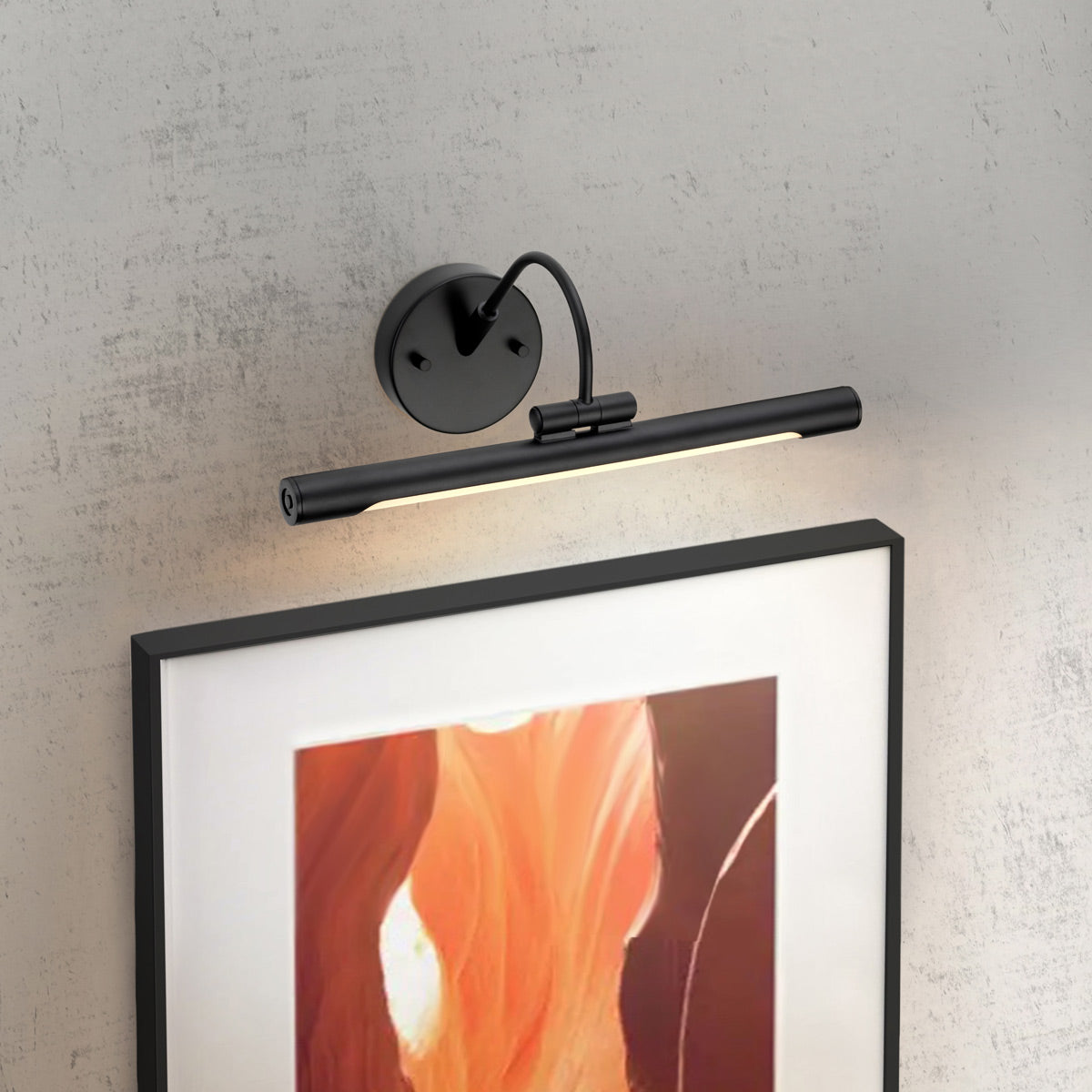 Alton 1 Light Small/Large LED Picture Light - In Various Finishes Integrated LED