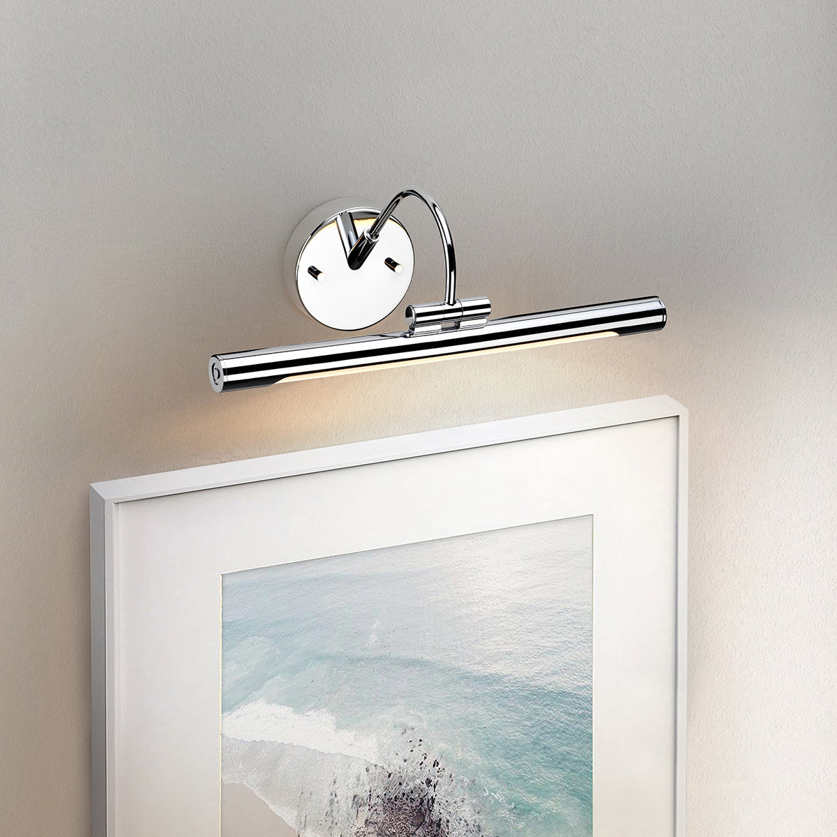 Alton 1 Light Small/Large LED Picture Light - In Various Finishes Integrated LED
