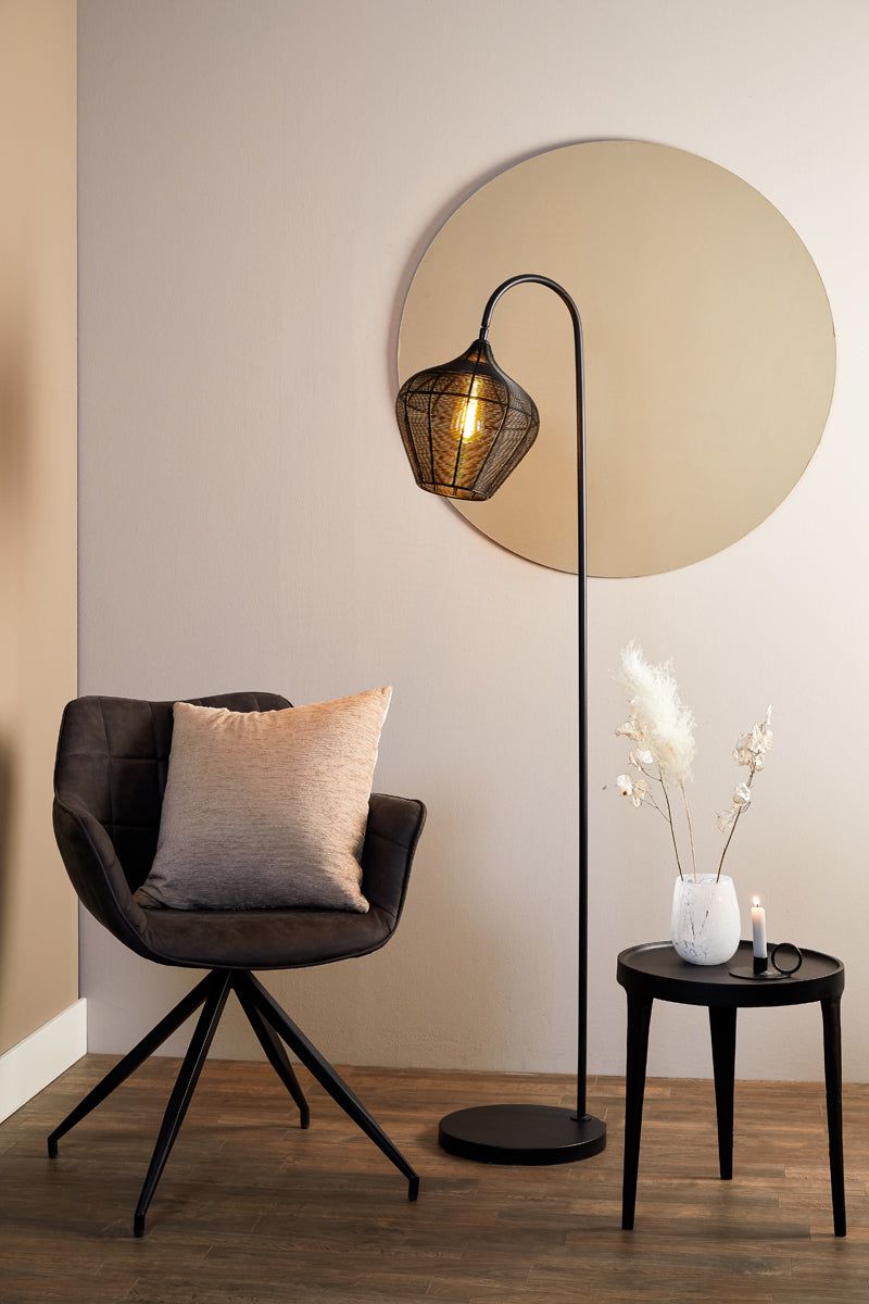 Alvaro Floor Lamp - Matt Black Finish