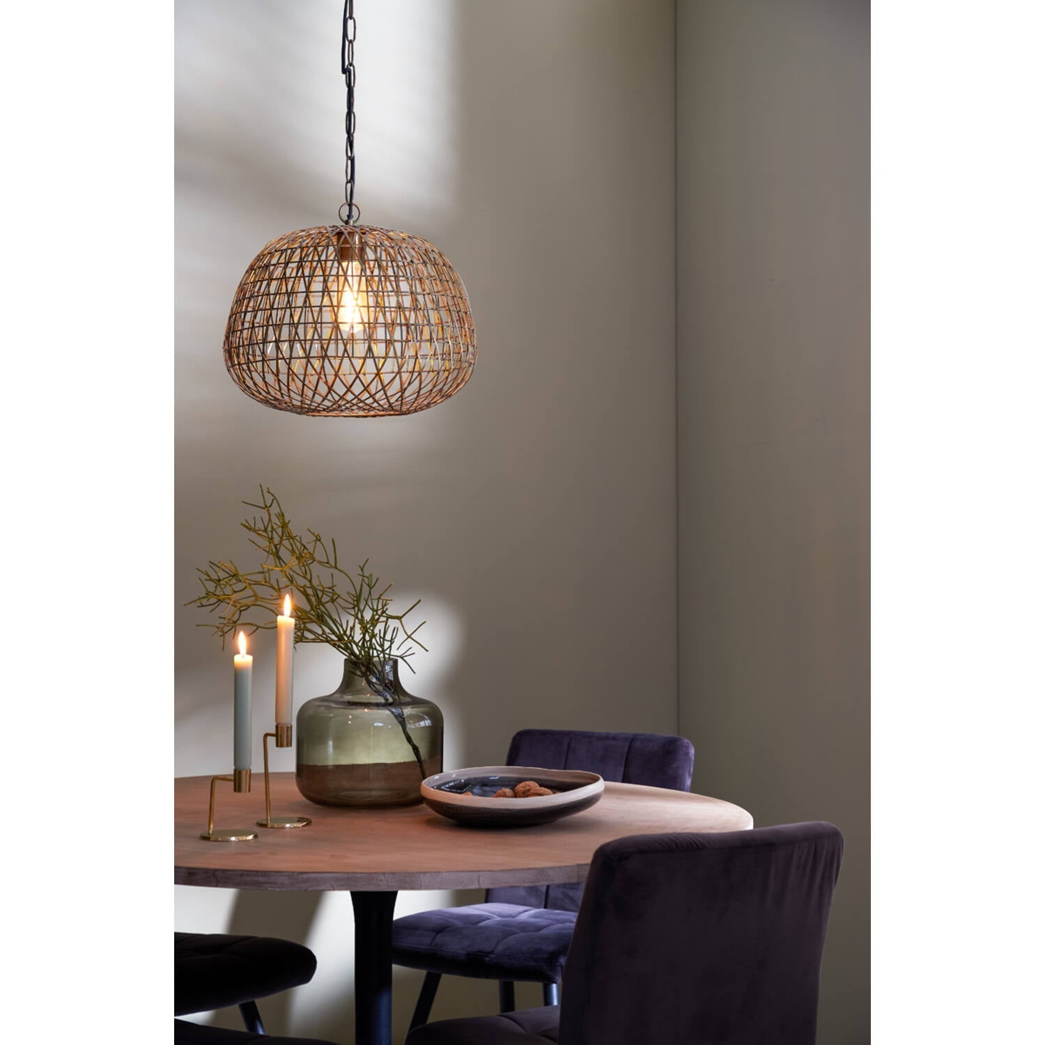 Alwina Hanging Lamp -  Antique Bronze
