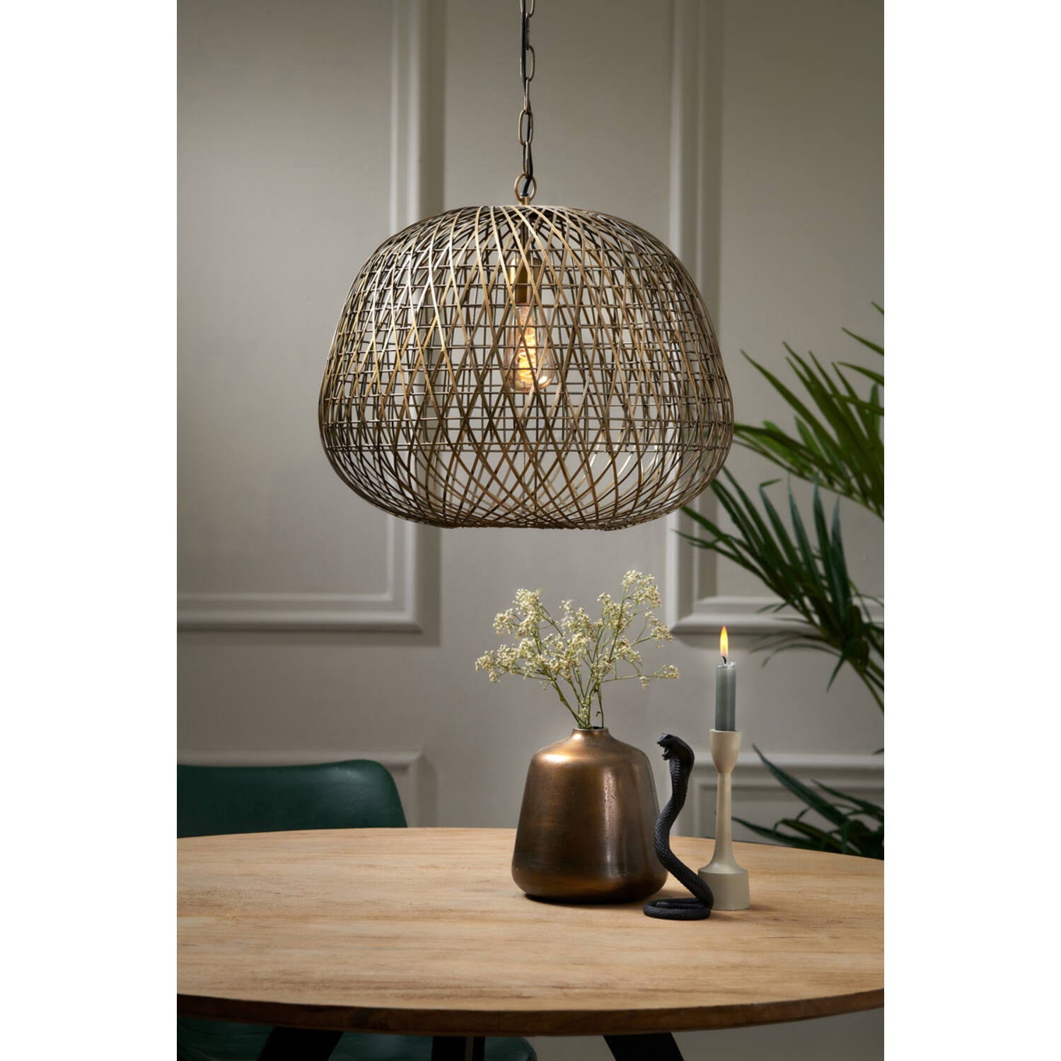 Alwina Hanging Lamp -  Antique Bronze