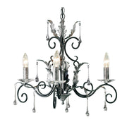 Amarilli 3Lt Centre Ceiling Light - Black & Silver Finish
