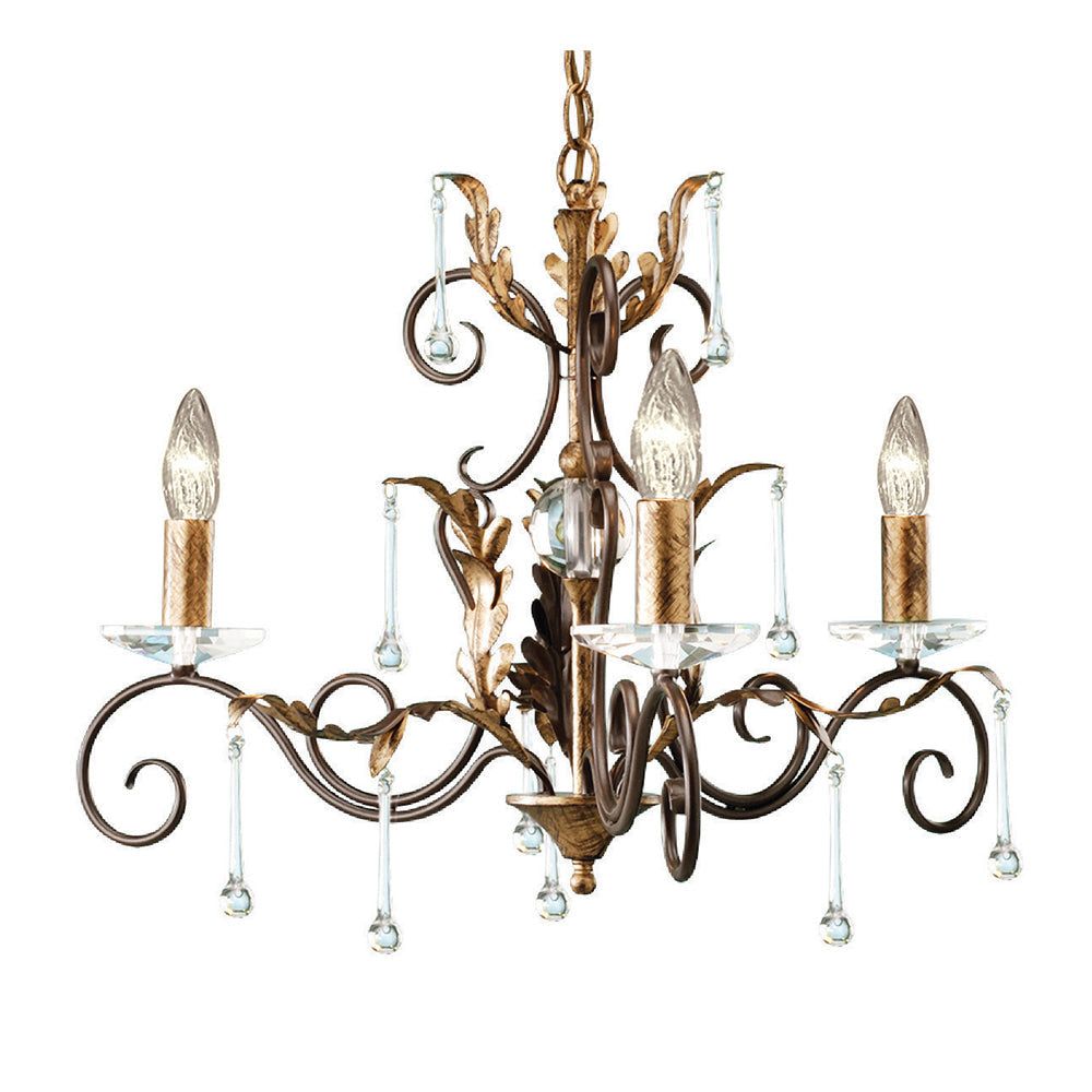 Amarilli 3Lt Centre Ceiling Light - Bronze & Gold Finish