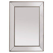 Ambar Rectangular Mirror - Silver Finish
