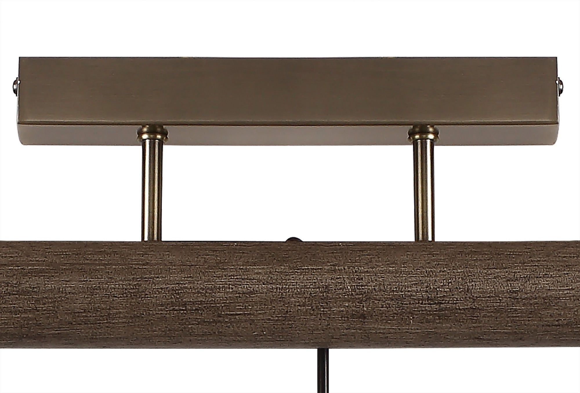 Ambover Kitchen Table/Island Ceiling Light, 3 x E27, Medium Oak & Antique Brass, IP20