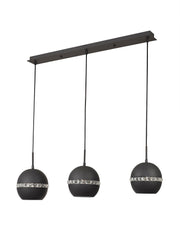 Andrea 3Lt Linear Pendant - Various Colours