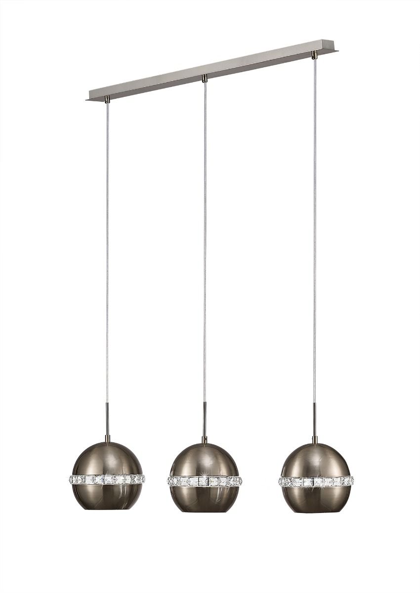 Andrea 3Lt Linear Pendant - Various Colours