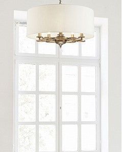 Maytoni | Anna Centre Ceiling Lamp | Antique Gold/Cream - Cusack Lighting