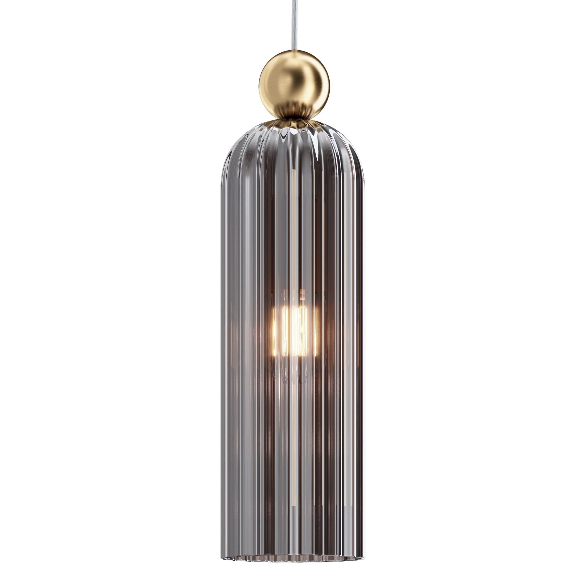 Maytoni Antic Pendant Lamp - Brass & Grey Finish IP20