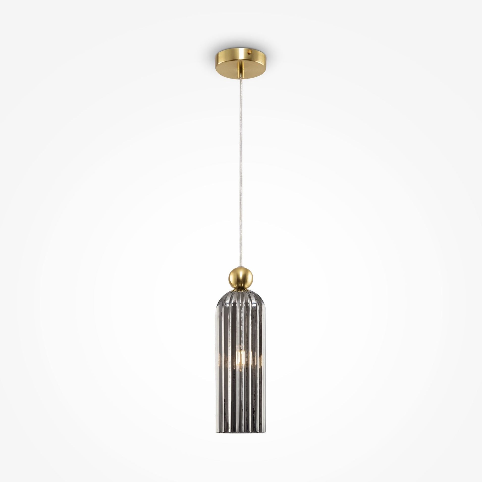 Maytoni Antic Pendant Lamp - Brass & Grey Finish IP20