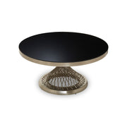 Anzio Silver Frame Coffee Table