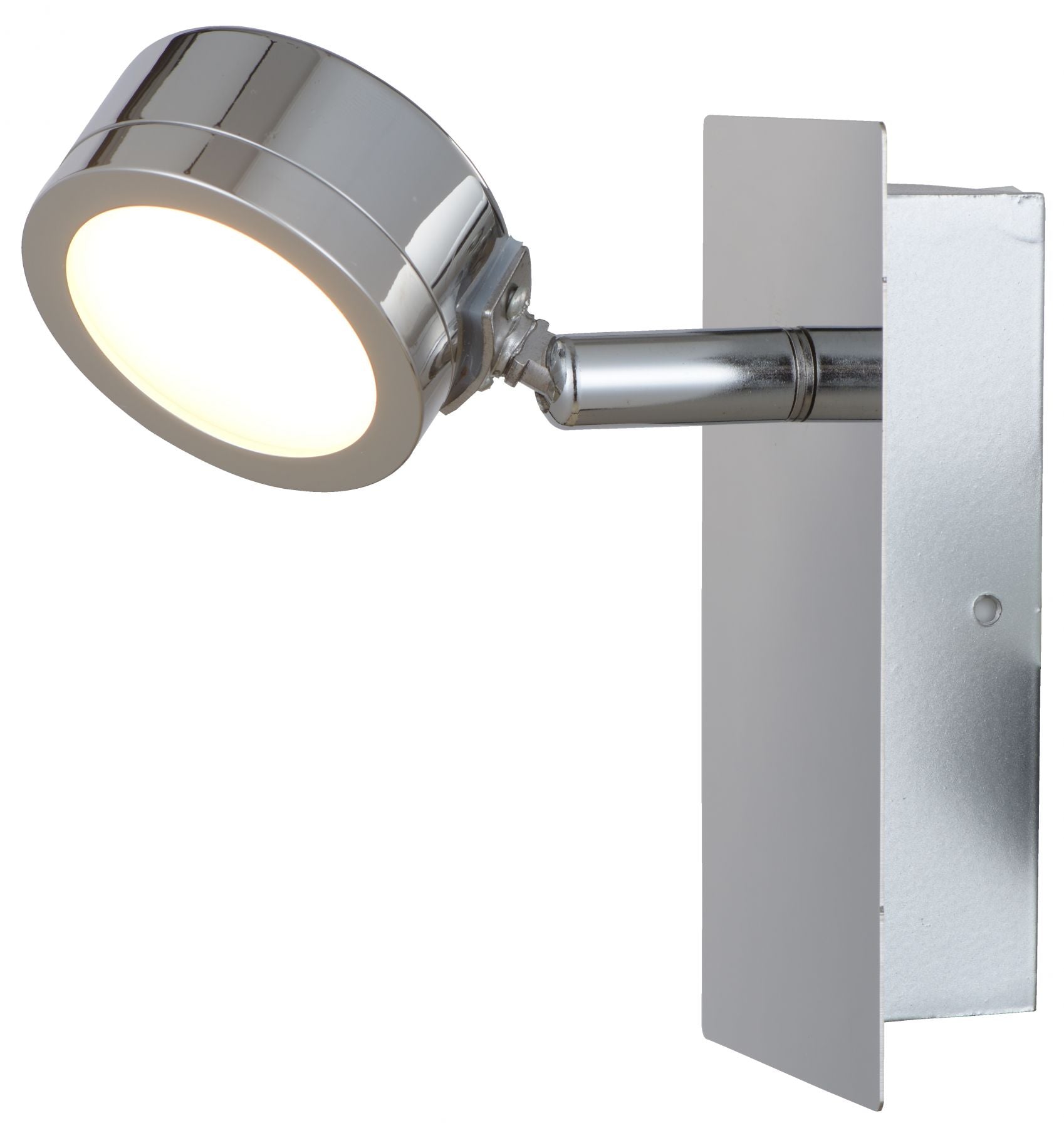 Aqua 1 Lt Bathroom Wall Light IP44 - Polished Chrome