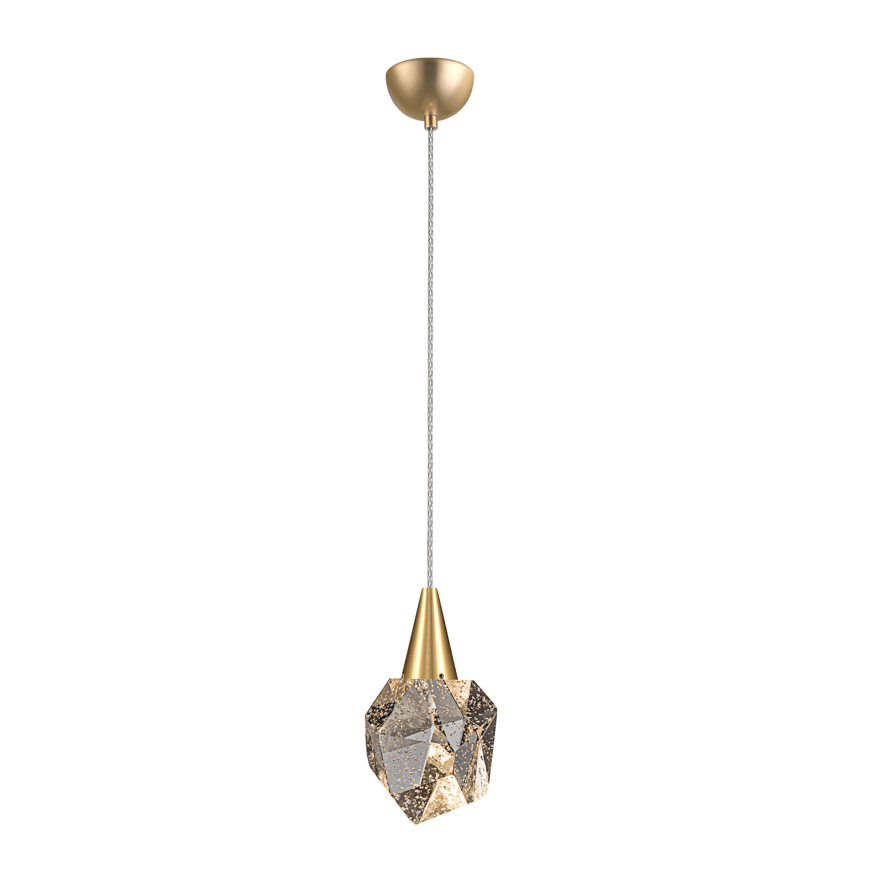 Aquaria· Lamp 1 L, Chrome, Matt Gold - Cusack Lighting