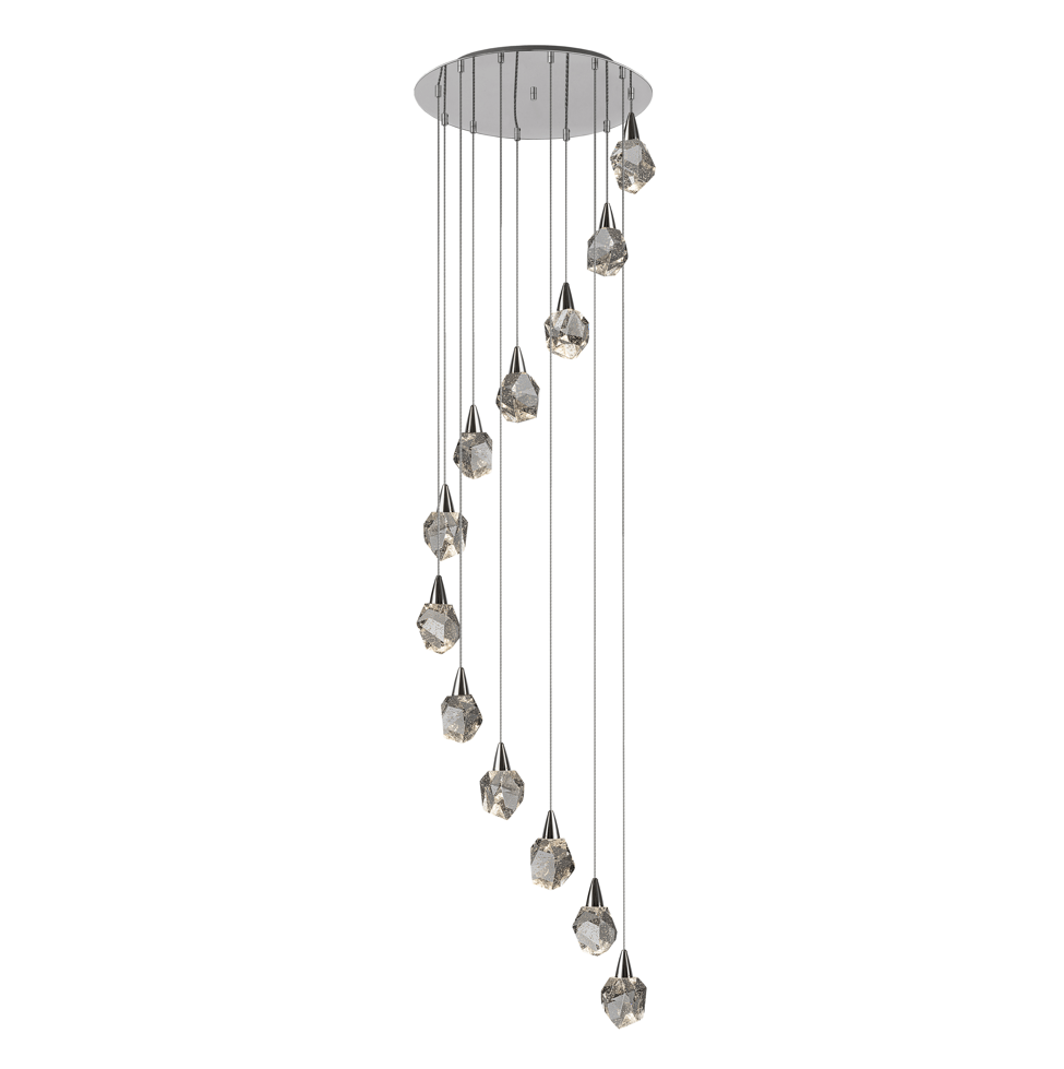 Aquaria Lamp 12 L, Matt Gold, Chrome - Cusack Lighting