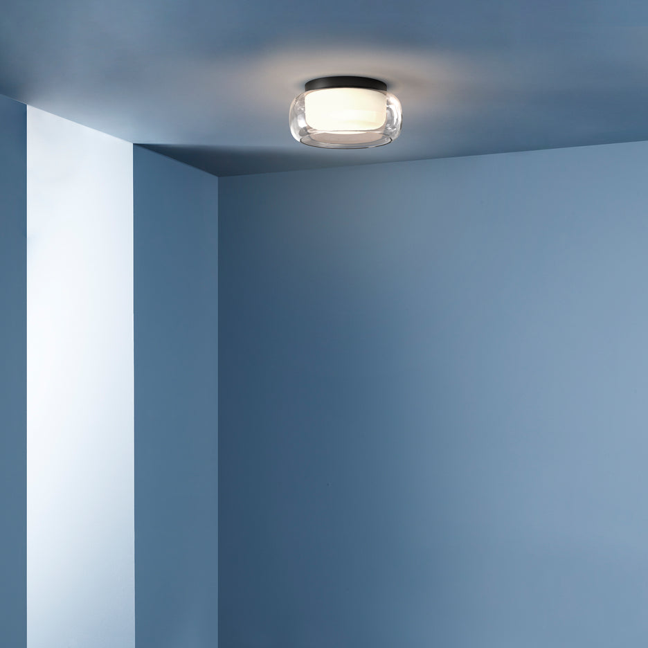 Aquina Ceiling Matt Black/Polished Chrome