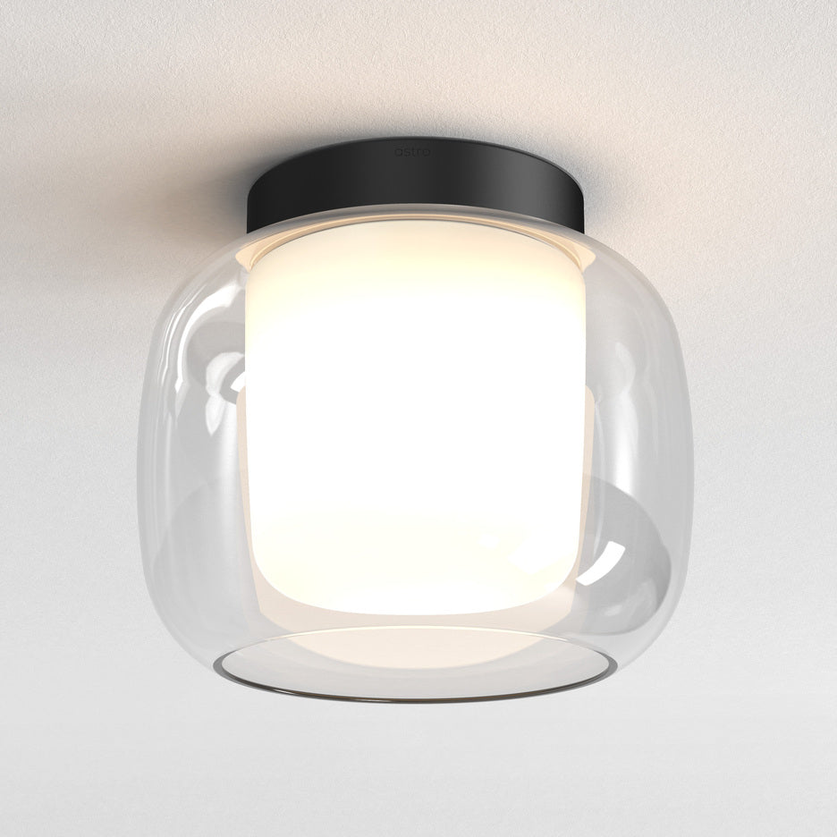 Aquina Ceiling Matt Black/Polished Chrome