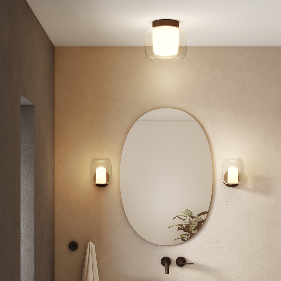 Aquina Ceiling Matt Black/Polished Chrome
