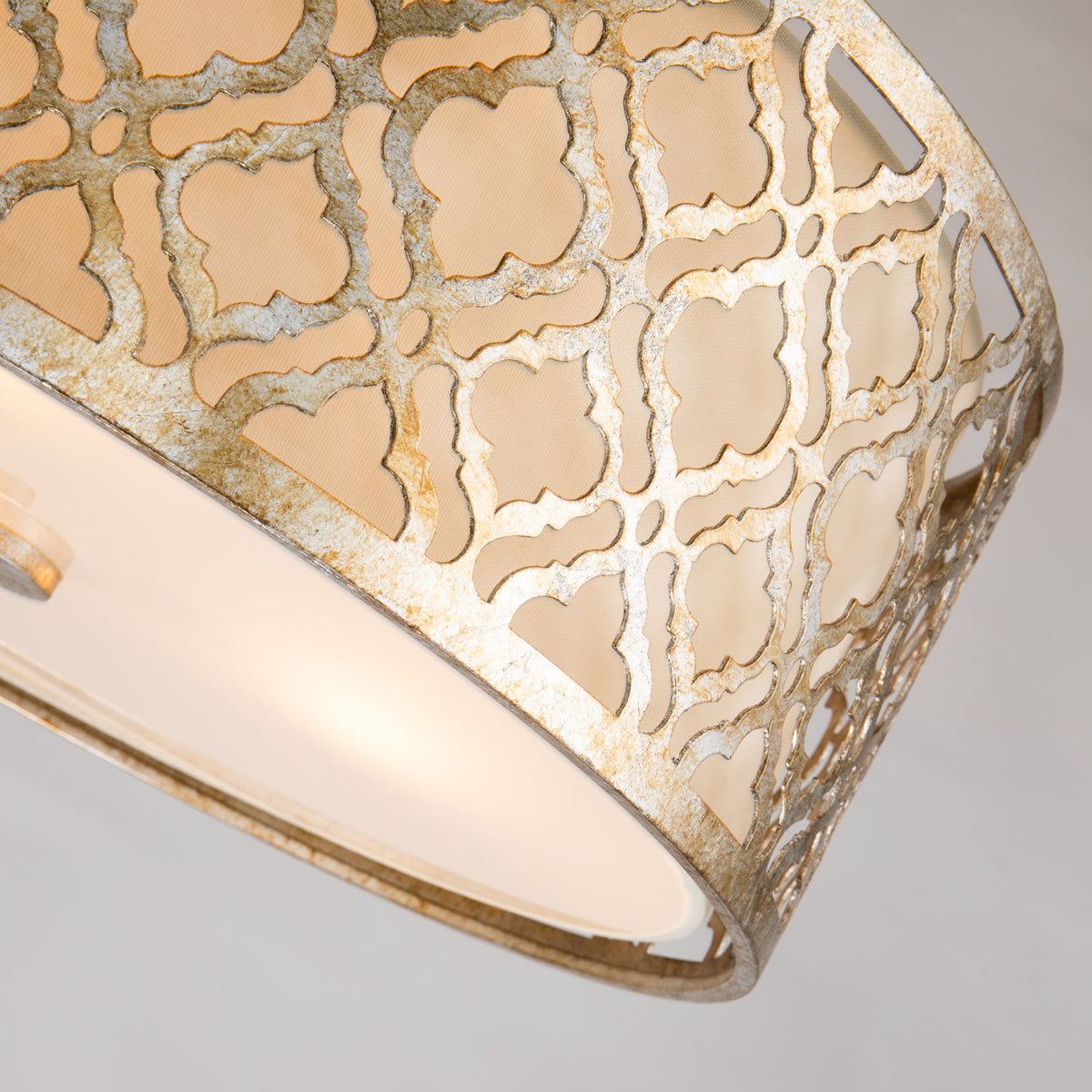 Arabella 3L Pendant Ceiling Light - Distressed Gold Finish