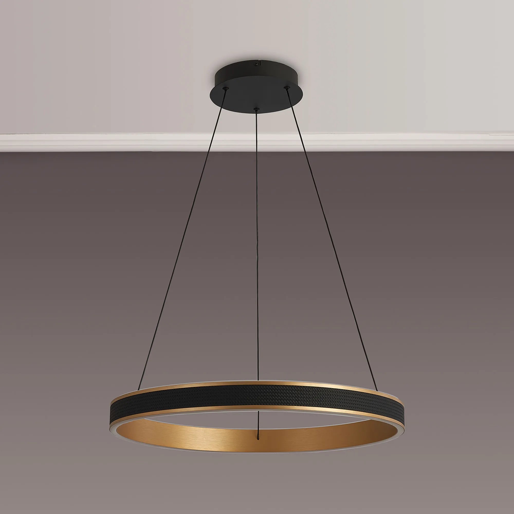 Adela Round Pendant LED Remote Control Tuneable 3000-6000K- Gold/ Silver Finishes