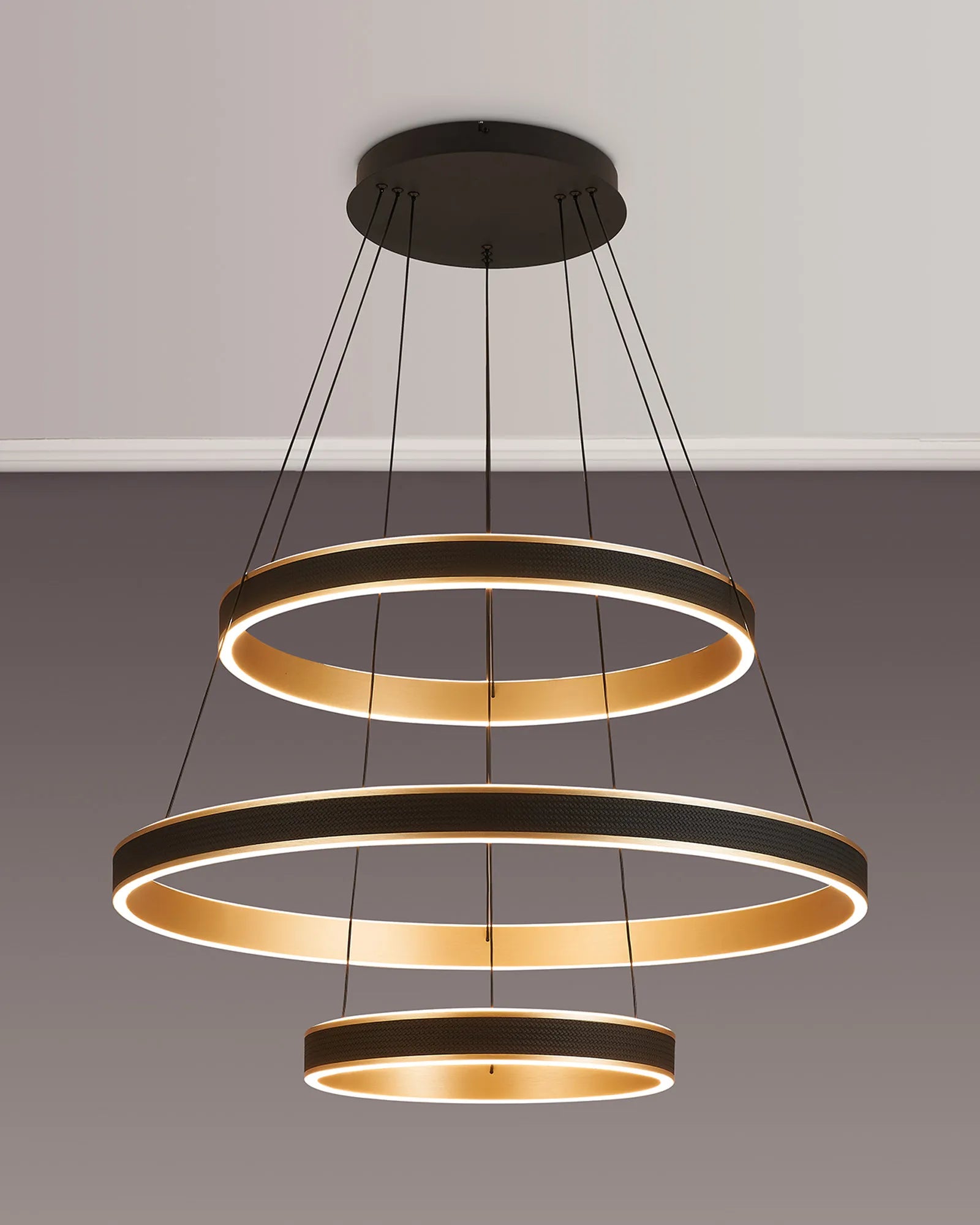 Adela 3 Tier Round Pendant R/Cntrl Tuneable 3000-6000K