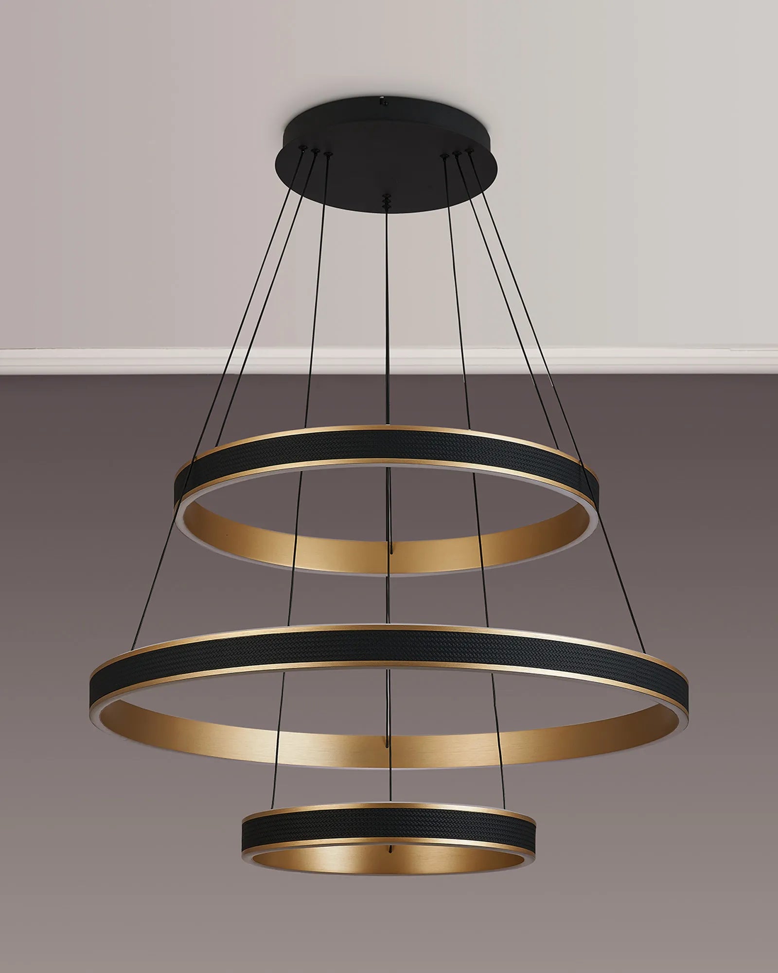 Adela 3 Tier Round Pendant R/Cntrl Tuneable 3000-6000K