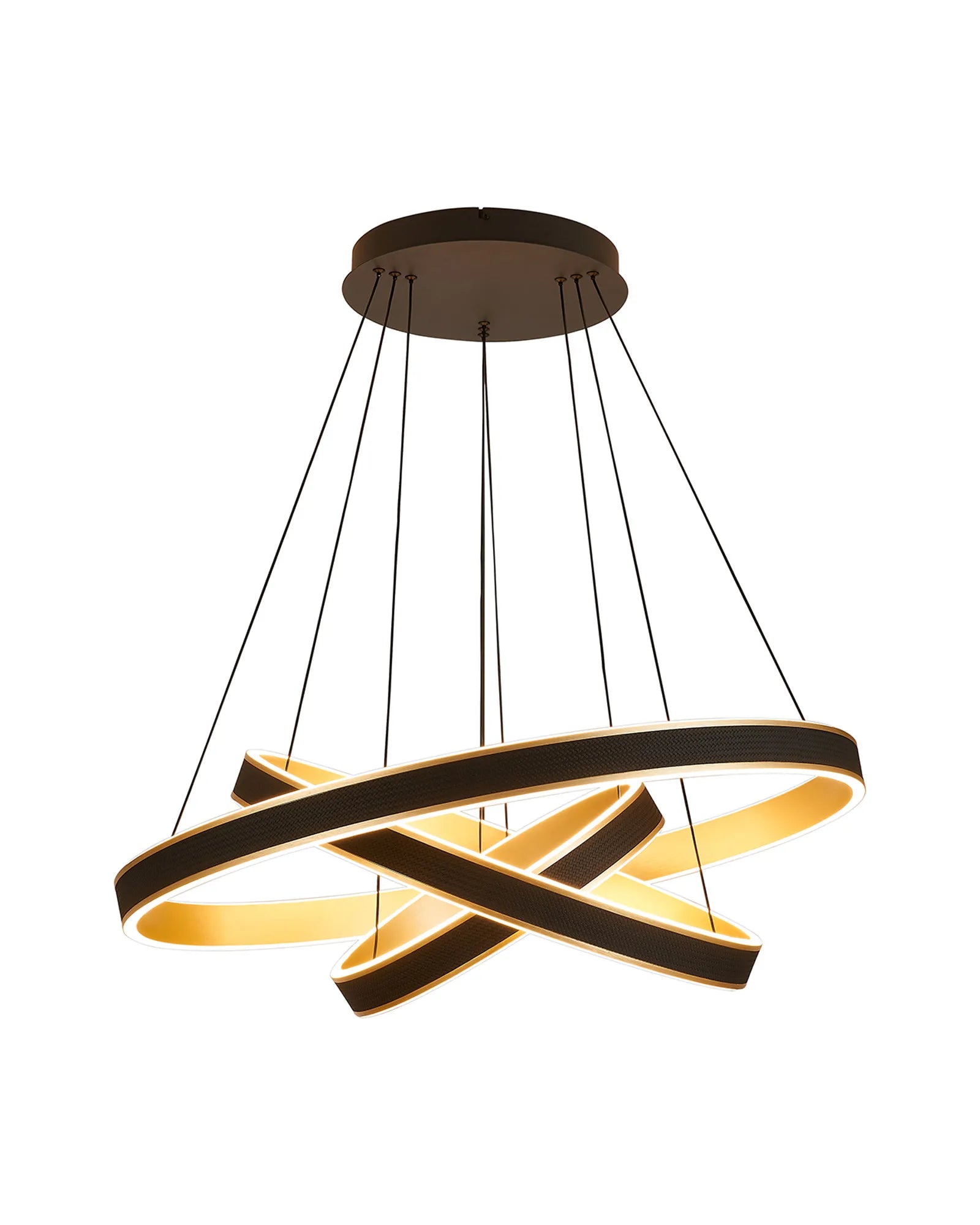 Adela 3 Tier Round Pendant R/Cntrl Tuneable 3000-6000K