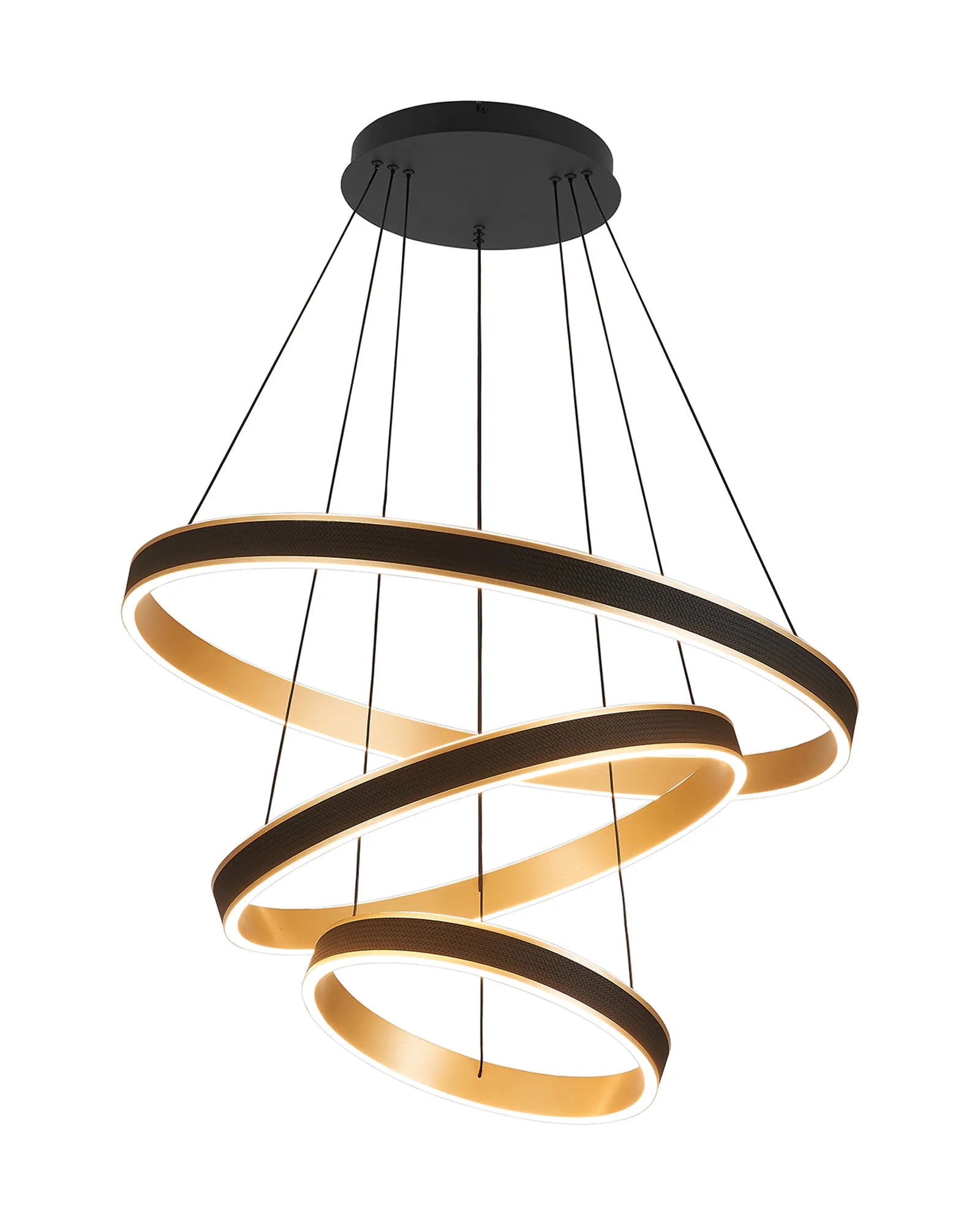 Adela 3 Tier Round Pendant R/Cntrl Tuneable 3000-6000K