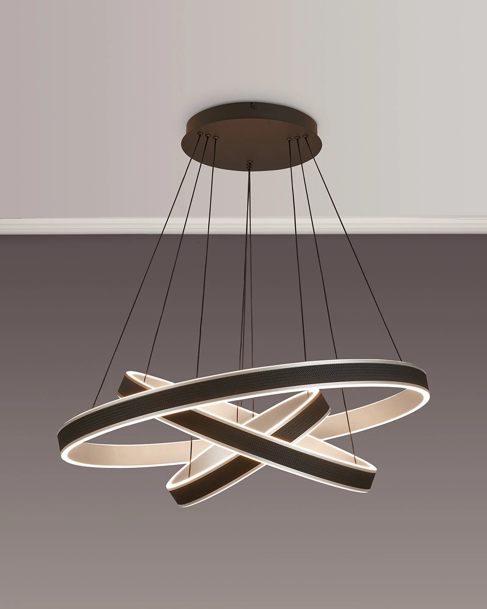 Adela 3 Tier Round Pendant R/Cntrl Tuneable 3000-6000K
