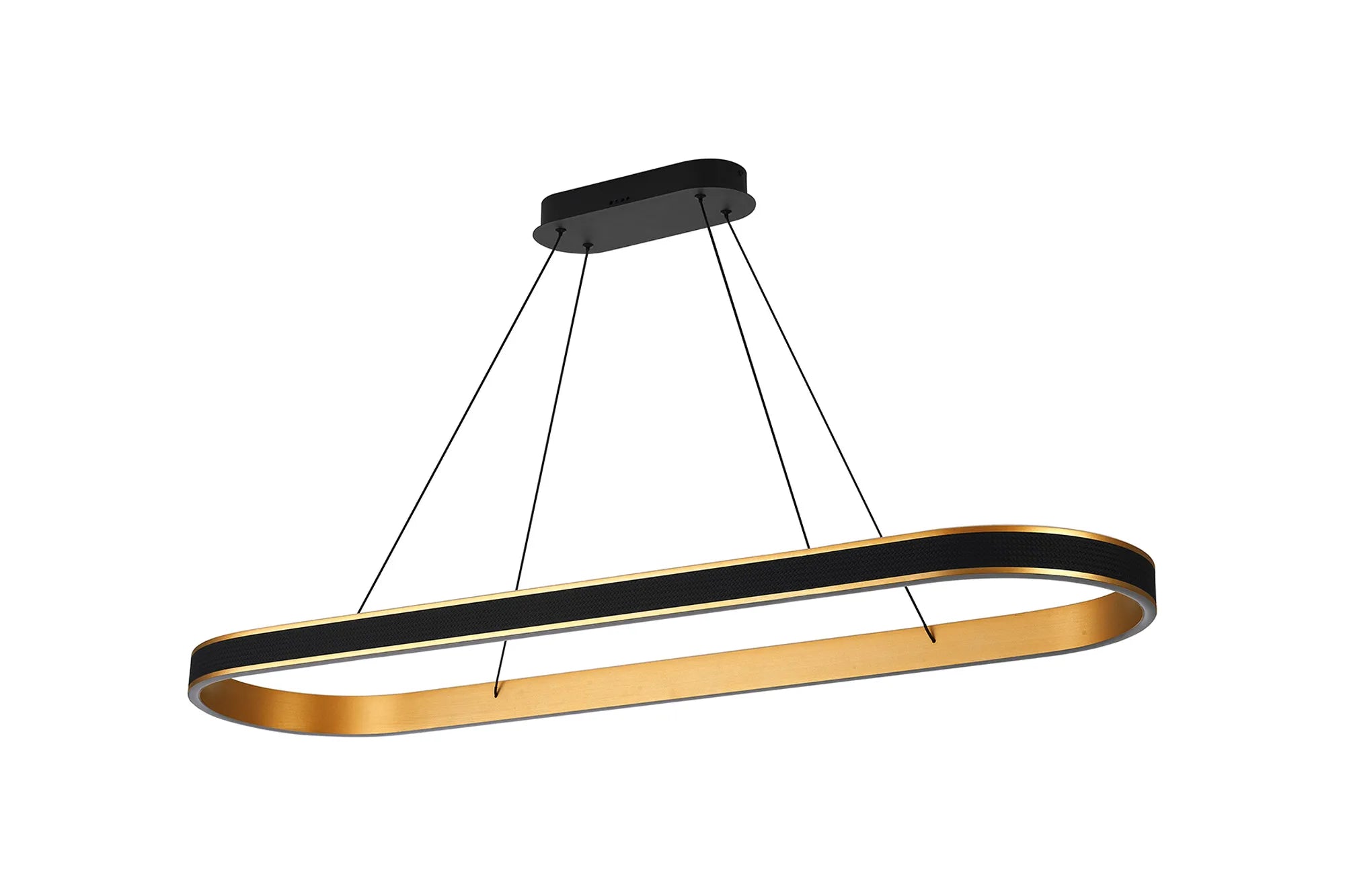 Adela Squoval Tuneable Pendant R/ Cntrl- Gold/ Silver Finishes