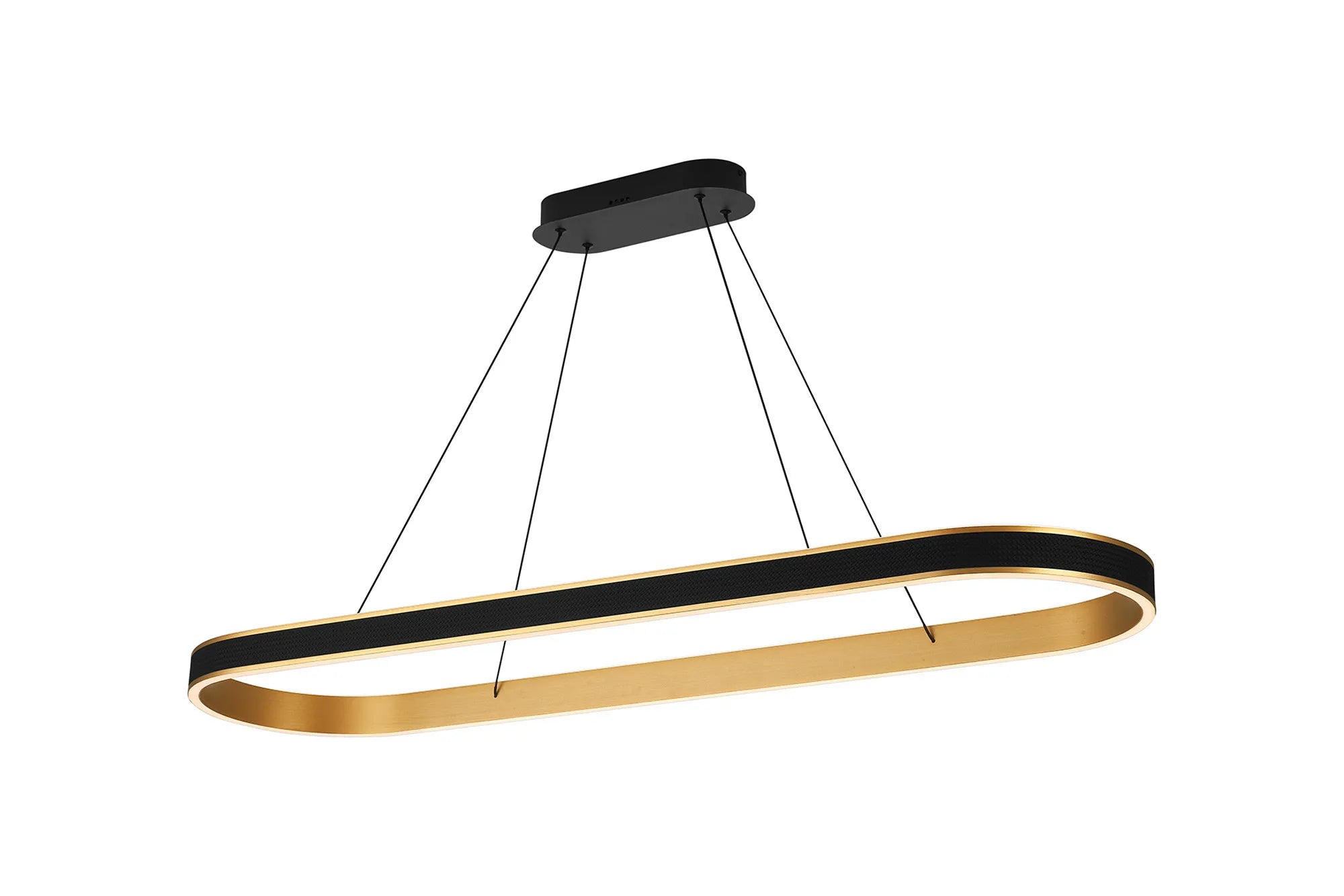 Adela Squoval Tuneable Pendant R/ Cntrl- Gold/ Silver Finishes