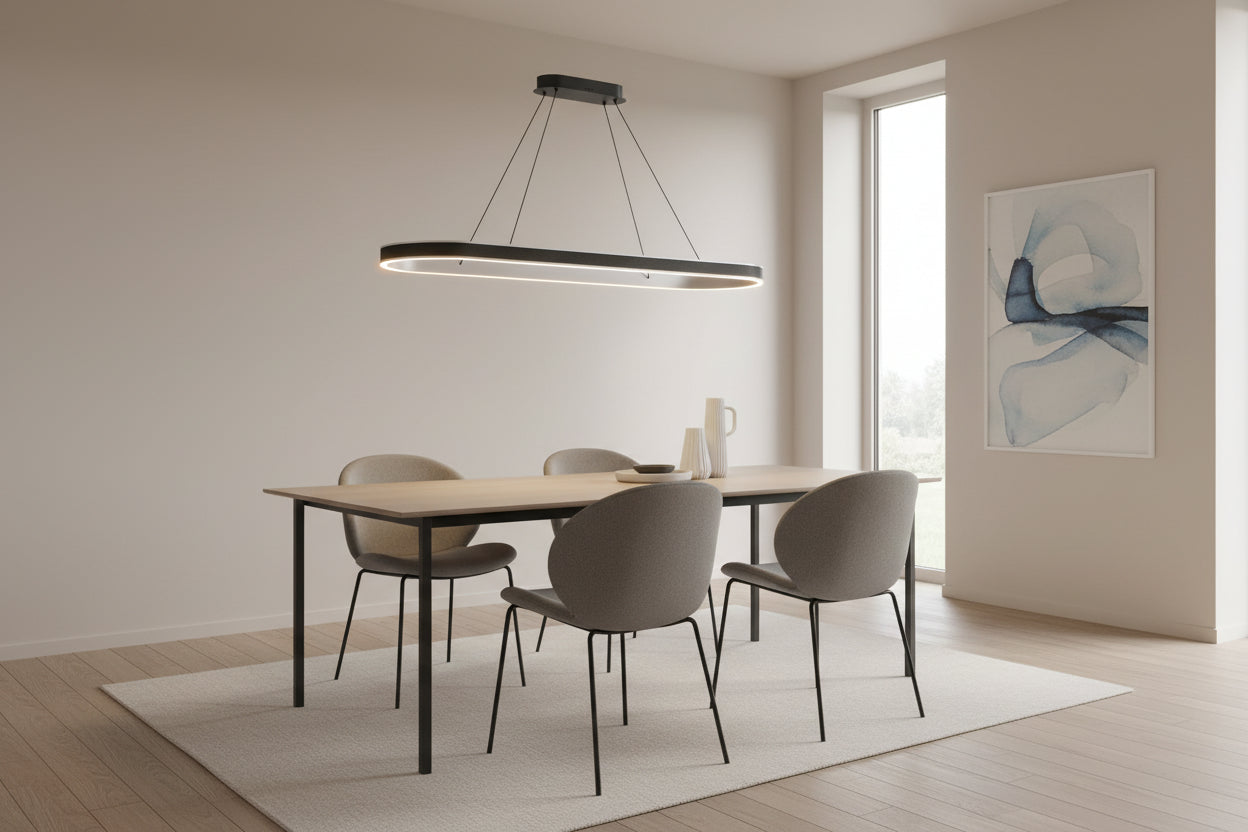 Adela Squoval Tuneable Pendant R/ Cntrl- Gold/ Silver Finishes