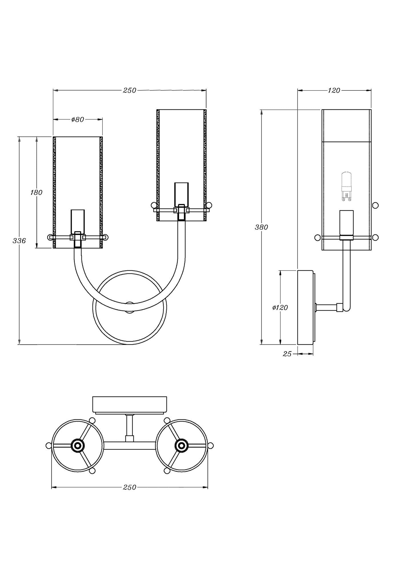 Maytoni Arco Wall Lamp Style 2 - Cusack Lighting