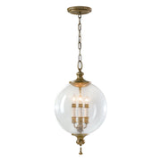 Argento 3Lt Centre Ceiling Light - Oxidized Silver Leaf Finish