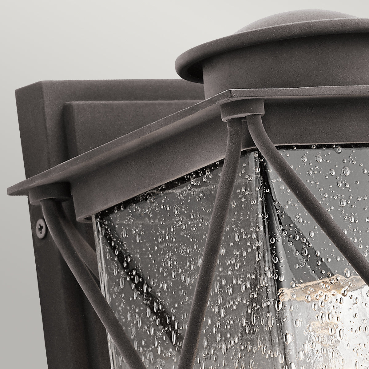 Argyle Small Wall Lantern - Weathered Zinc Finish