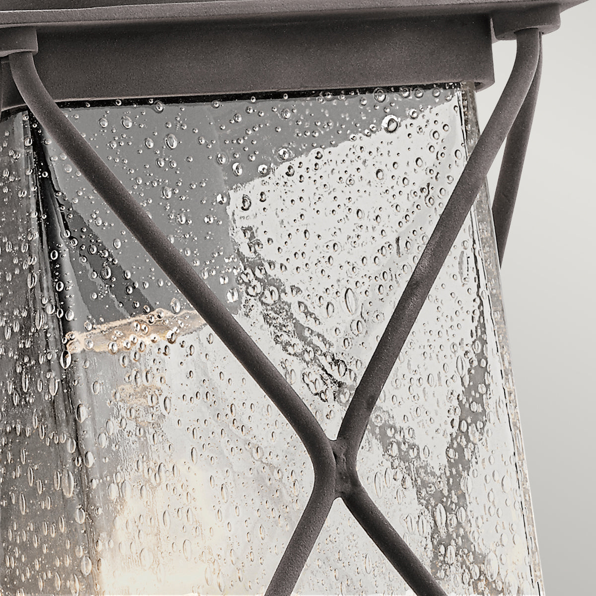Argyle Small Wall Lantern - Weathered Zinc Finish