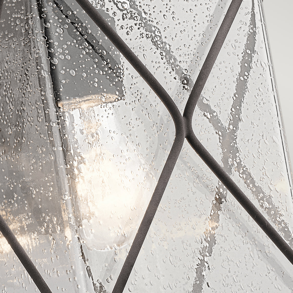 Argyle Medium Wall Lantern - Weathered Zinc Finish