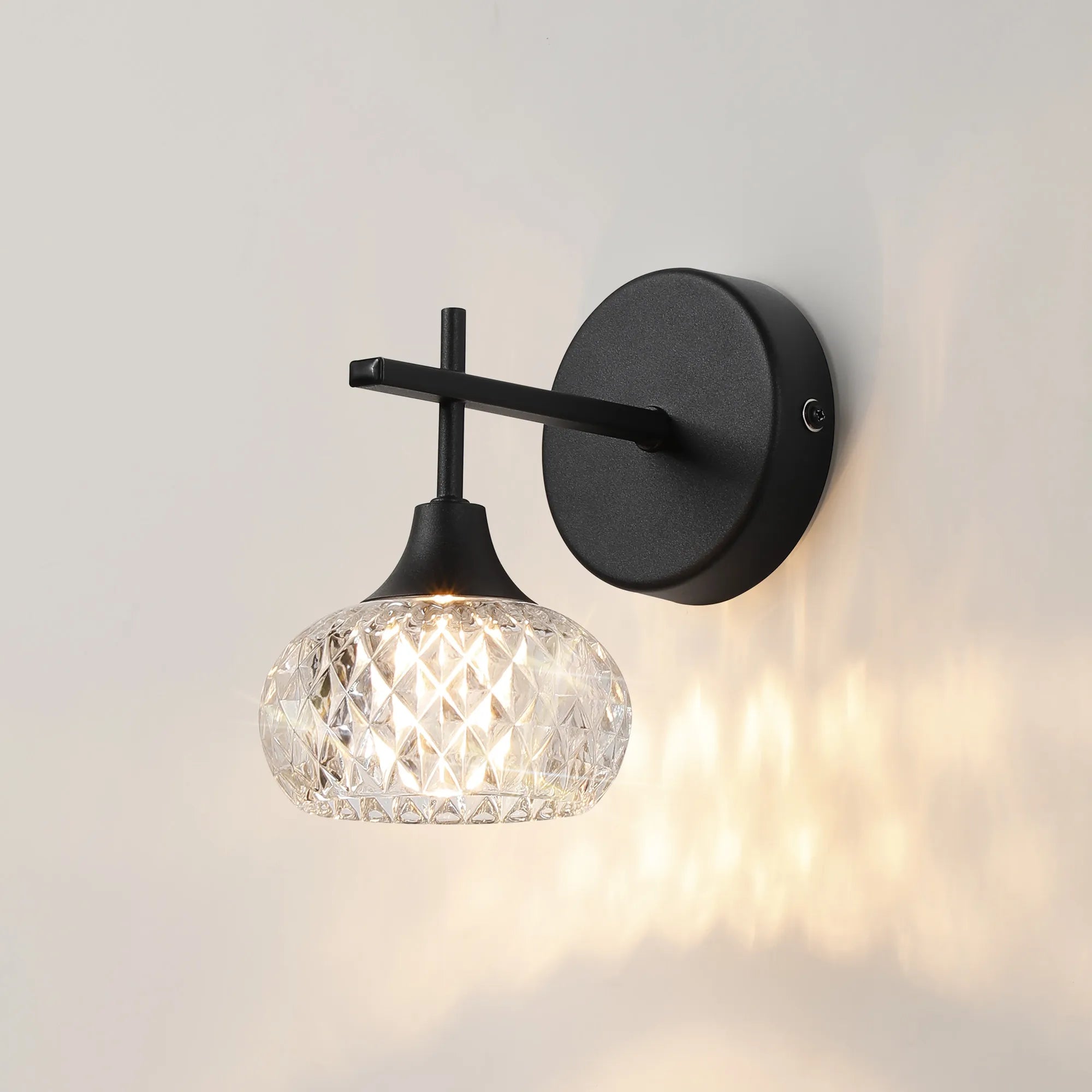 Aria Wall Light G9- Polished Chrome/ Satin Black