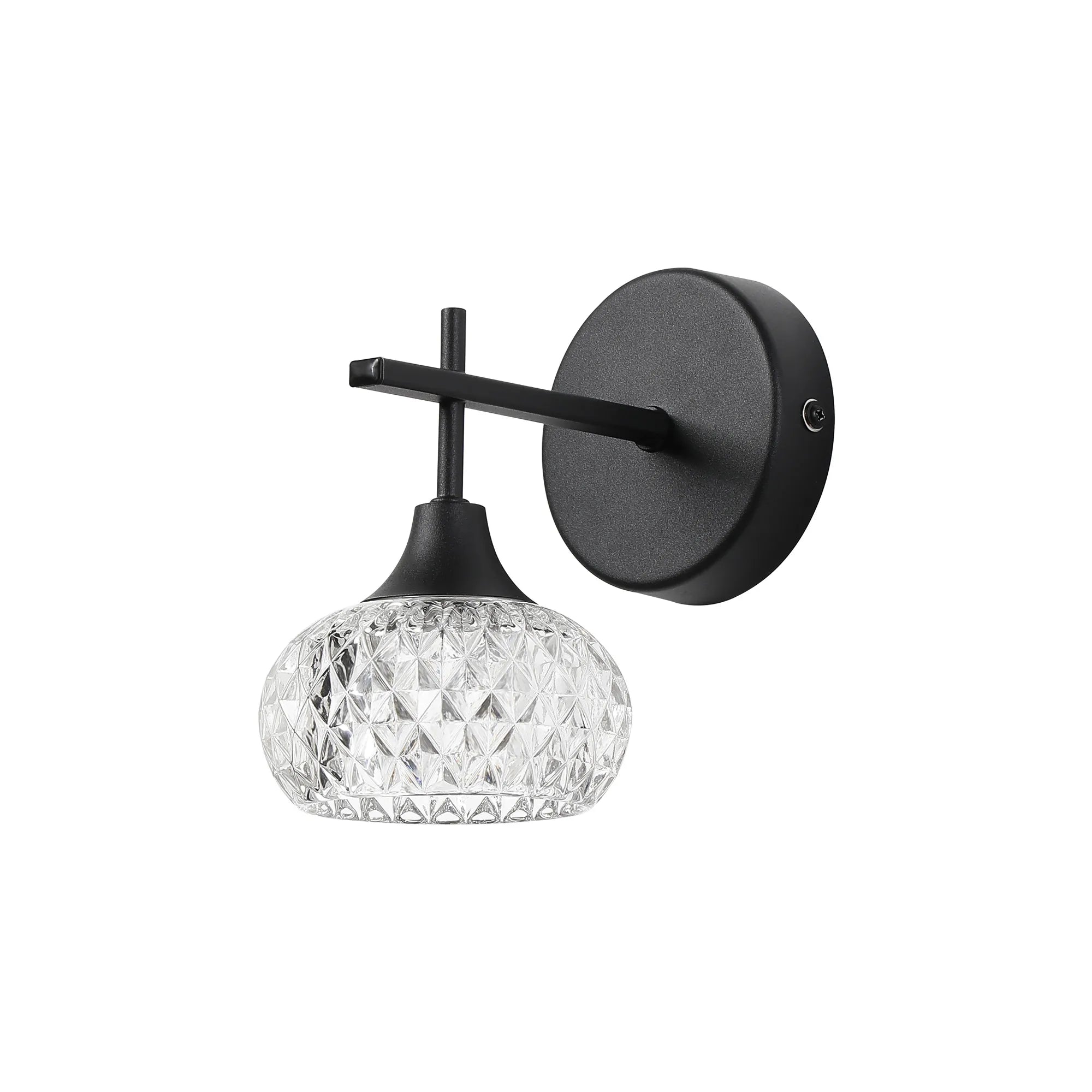 Aria Wall Light G9- Polished Chrome/ Satin Black