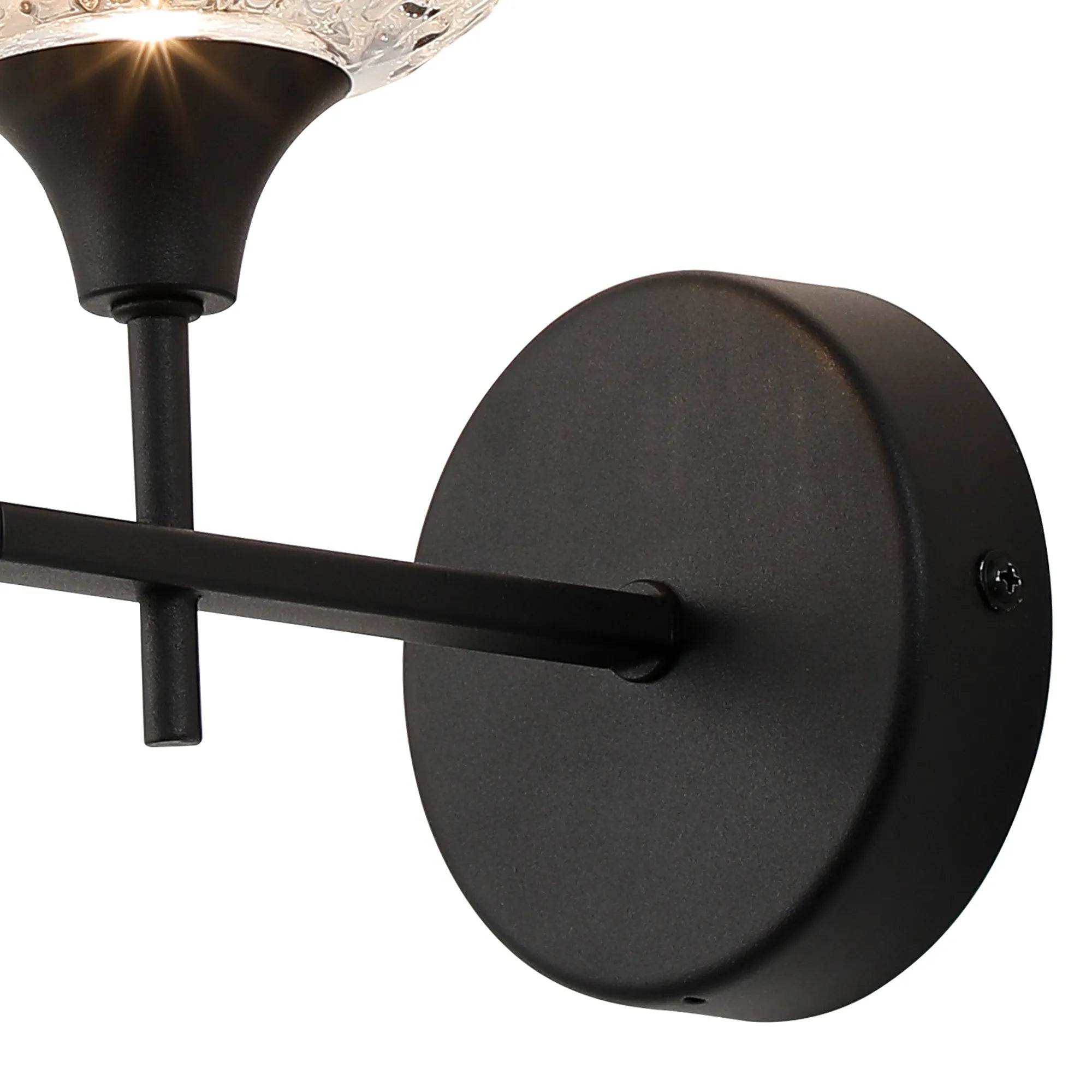 Aria Wall Light G9- Polished Chrome/ Satin Black