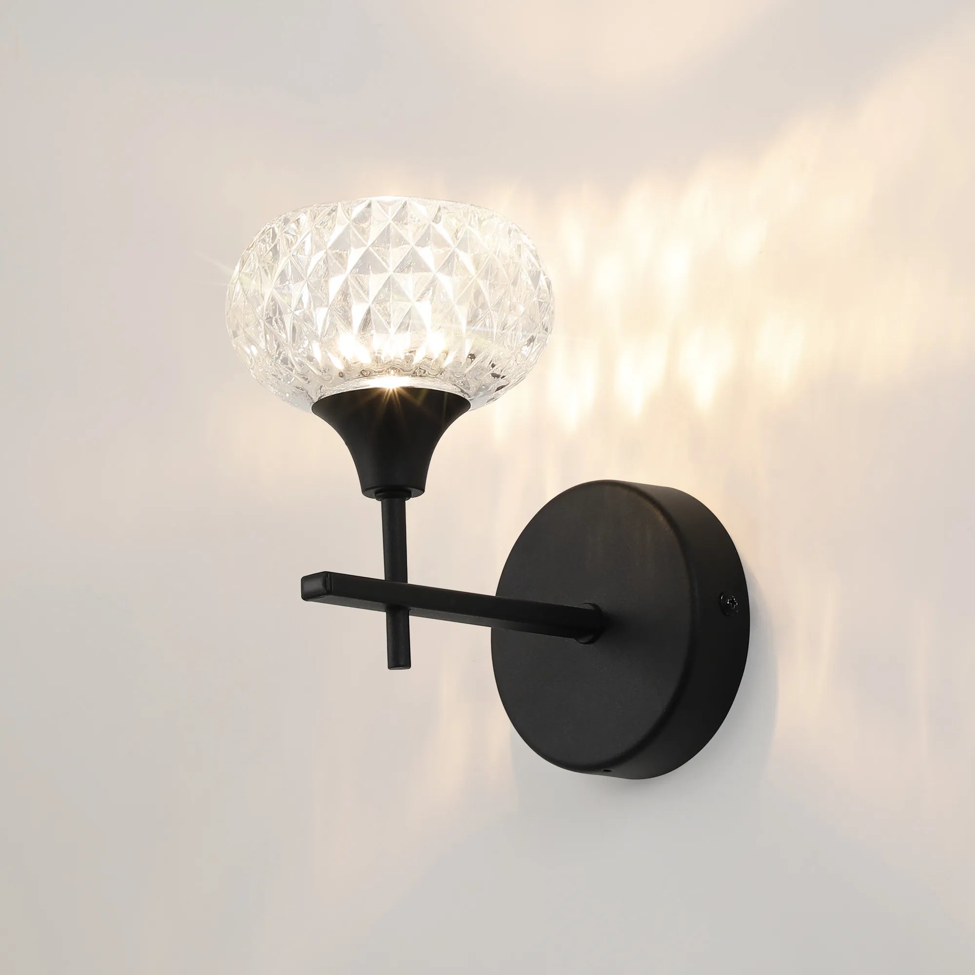 Aria Wall Light G9- Polished Chrome/ Satin Black