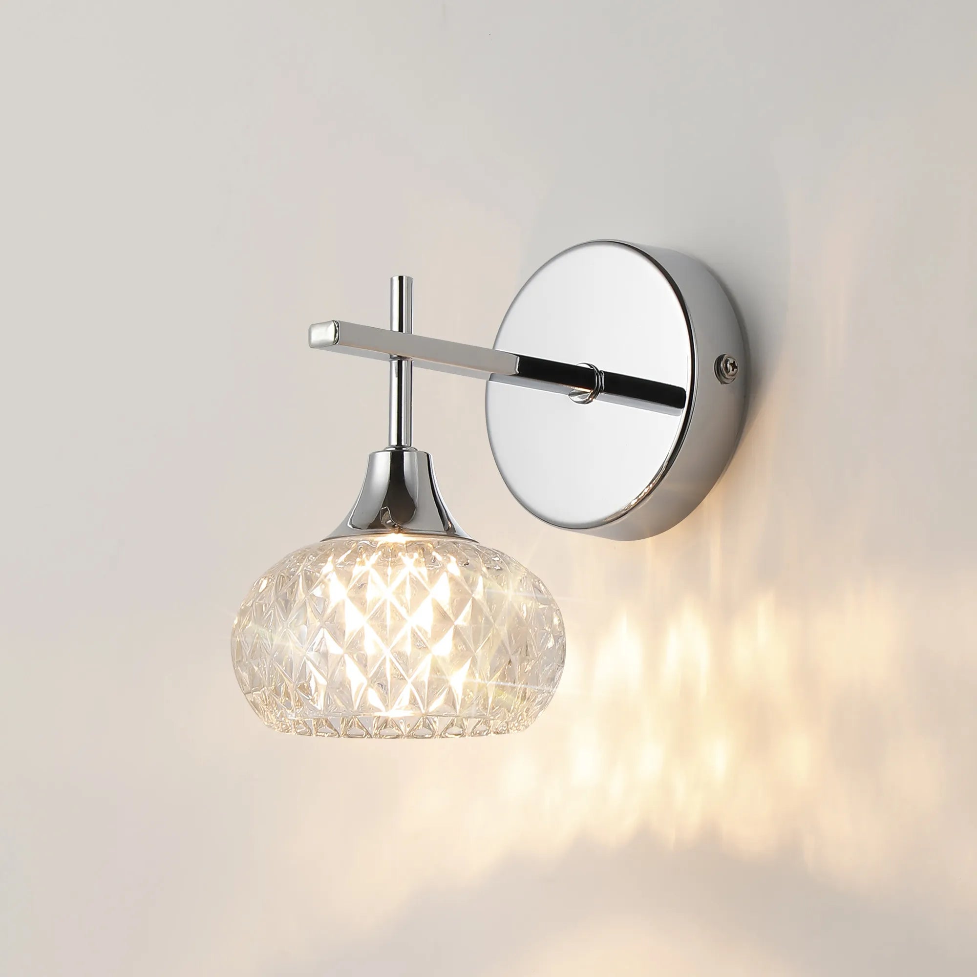Aria Wall Light G9- Polished Chrome/ Satin Black