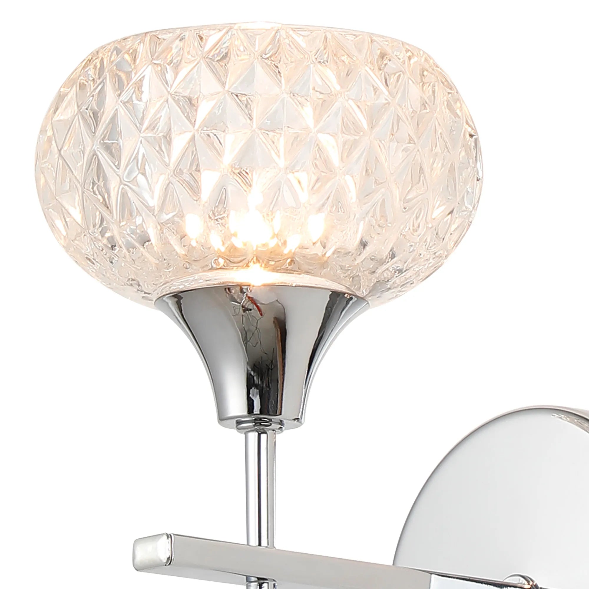 Aria Wall Light G9- Polished Chrome/ Satin Black