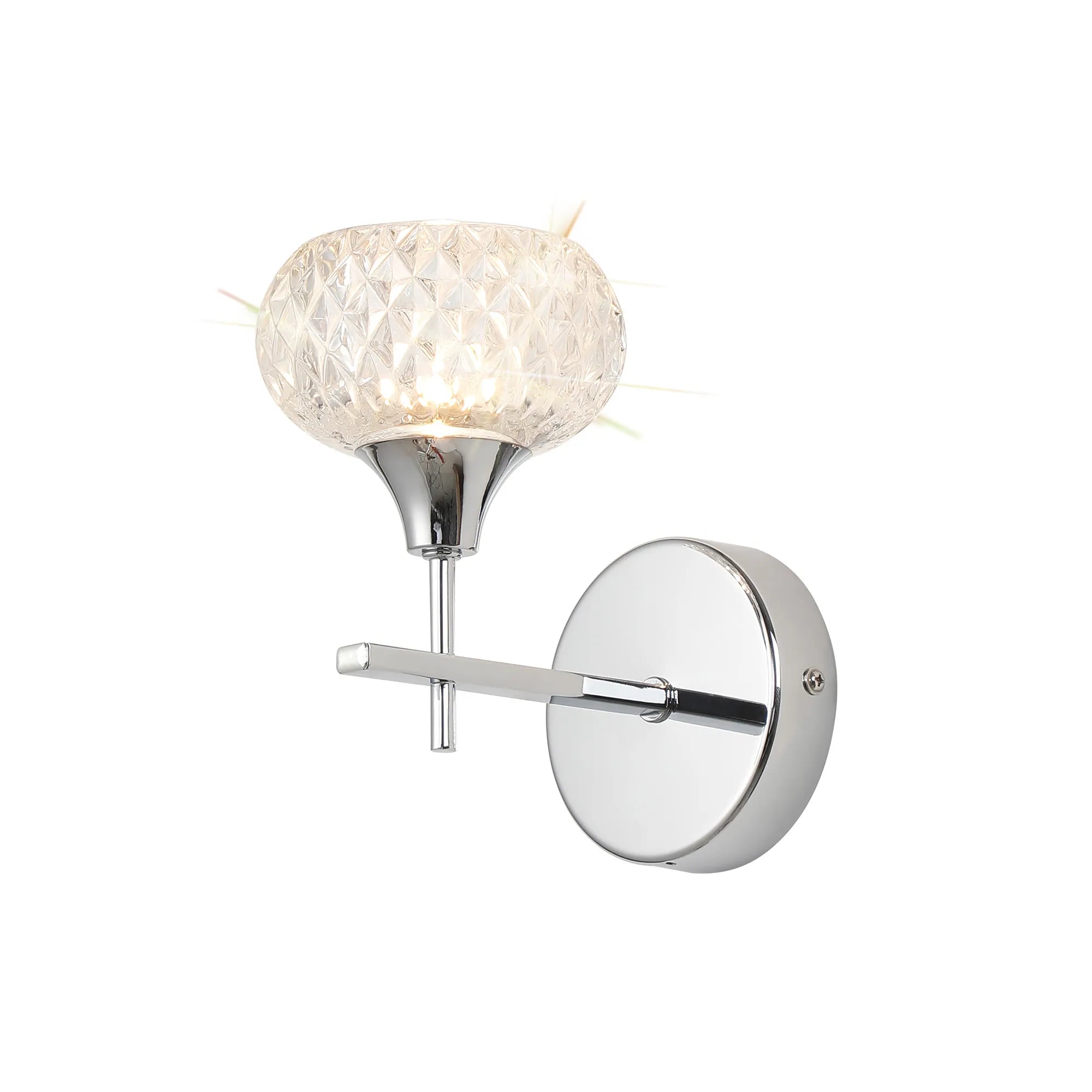 Aria Wall Light G9- Polished Chrome/ Satin Black