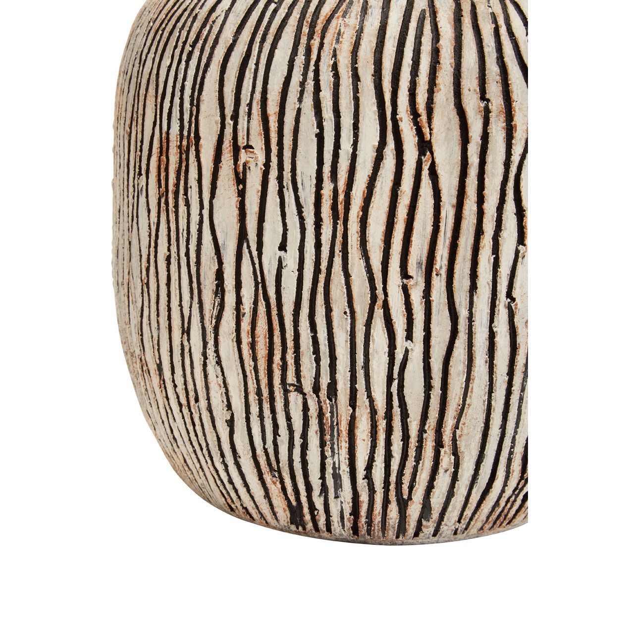 Arid Eartheware Vase- Black Finish