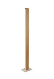 Aries Floor Lamp, 2 x 18W LED, 3000K, 1560lm, Oak & Sand White, 3yrs Warranty IP20