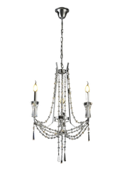 Armand 3/6/8Lt Crystal Chandelier - Chrome/Gold