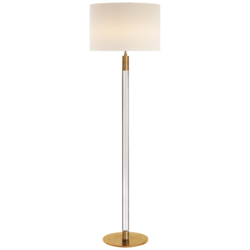 Riga Floor Lamp - Brass/Nickel